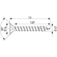 SPAX SPAX Seko-T 1191010400503 Houtschroef 4 mm 50 mm Torx, Binnen-T Staal Galvanisch verzinkt 200 stuk(s) - thumbnail