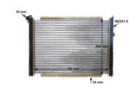 Radiateur MAHLE, u.a. für VW