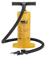 High Peak High 49702 Peak dubbele hefpomp, handpomp, TÜV/GS-getest, 4 ventielen, extra sterk, geel