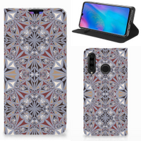 Huawei P30 Lite New Edition Standcase Flower Tiles