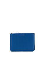 Comme Des Garçons Wallet porte-monnaie zippé à logo - Bleu