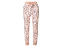 esmara Dames pyjamabroek (S (36/38), Wit/lichtroze)