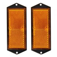 ProPlus reflectoren 104 x 40 mm oranje 2 stuks in blister