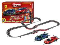 Carrera - 20062575 - Carrera GO!!! Ferrari Power Racing Racebaanset, racebaan met gelicentieerde slotcars, tot 2 spelers, voor kinderen vanaf 6 jaar en volwassenen
