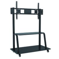 Techly ICA-TR30 flat panel vloer standaard Portable flat panel floor stand Zwart 2,54 m (100 ) - thumbnail