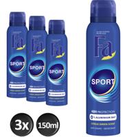 Fa Sport Deo Spray Trio (3x150 Ml)