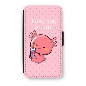 Love You A Lotl: iPhone X Flip Hoesje