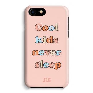 Cool Kids Never Sleep: Volledig Geprint iPhone 7 Hoesje