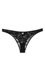 Fleur Du Mal string Le Stretch Lace Cheeky - Noir