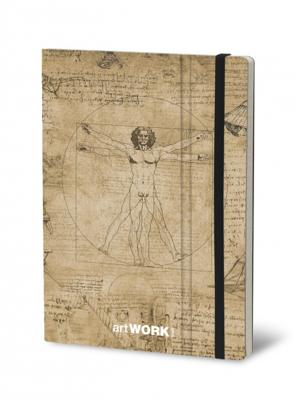 Stifflex notitieboek Leonardo 15 x 21 cm papier 192 pag's Stifflex notitieboek Leonardo 15 x 21 cm papier 192 pag's