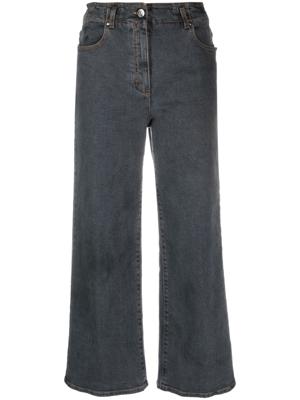 Peserico Jeans met wijde pijpen - Blauw