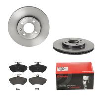 Remmenset, remschijf BREMBO, Remschijftype: Binnen geventileerd, Inbouwplaats: Vooras, u.a. für VW, Seat - thumbnail