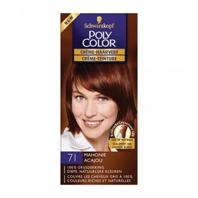 Schwarzkopf Poly Color Creme Haarverf - 71 Mahonie