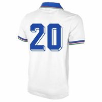 Italië retro uitshirt WK 1982 + Nummer 20 (Rossi)