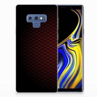 Samsung Galaxy Note 9 TPU bumper Geruit Rood