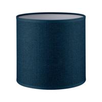 Lampenkap Canvas - donkerblauw - cilinder - 16/16/15cm - van stof - Moderne stoffen Lampenkap voor E27 lamphouder - RoHS getest - voor wandlamp, tafellamp en hanglamp