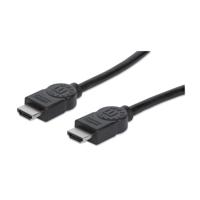 Manhattan 323260-CG HDMI-kabel HDMI Aansluitkabel HDMI-A-stekker, HDMI-A-stekker 15.00 m Zwart 4K UHD, Audio Return Channel (ARC)