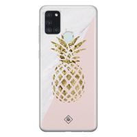 Samsung Galaxy A21s siliconen hoesje - Ananas