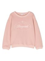 Bonpoint logo-embroidered crew-neck sweatshirt - Rose