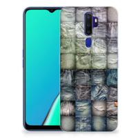 Silicone Back Cover OPPO A5 2020 Spijkerbroeken