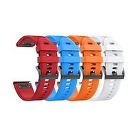 4 stuks Horlogeband voor Garmin Fenix 7 6 5 Forerunner 955 Solar 945 935 Instinct 2 Epix Approach S62 S60 Marq Descent G1 Quatix 7 Siliconen Vervanging Band Snelle pasvorm 22 mm Waterbestendig Lightinthebox