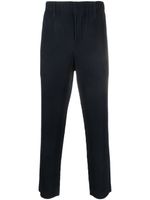 Homme Plissé Issey Miyake pantalon droit à design plissé - Bleu