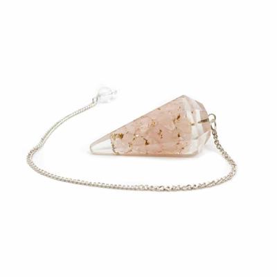 Pendel Edelsteen Rozenkwarts Orgone Pendel Edelsteen Rozenkwarts Orgone