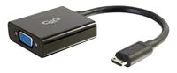 C2G Mini HDMI manspersoon to VGA vrouwtje Adapter Dongle Met vermogen Port