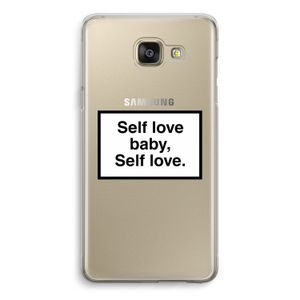 Self love: Samsung Galaxy A5 (2016) Transparant Hoesje