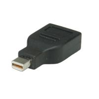 Roline 12.03.3130 Adapter [1x Mini-DisplayPort stekker - 1x DisplayPort bus] Zwart - thumbnail