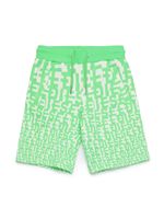 Diesel Kids short de sport Pshortgram en coton - Vert - thumbnail