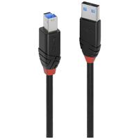 LINDY USB-kabel USB 3.2 Gen1 (USB 3.0 / USB 3.1 Gen1) USB-A stekker, USB-B stekker 10.00 m Zwart 43227 - thumbnail