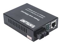 Intellinet 508209 netwerk media converter 1000 Mbit/s 1310 nm Single-mode Zwart - thumbnail