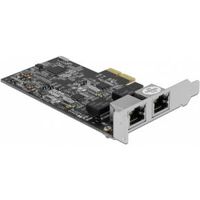 Delock 89530 PCI Express x2-kaart naar 2 x RJ45 2,5 Gigabit LAN RTL8125 - thumbnail