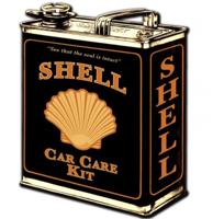 Shell Motor Oil - Olieblik Zwaar Metalen Bord - 36 x 29 cm