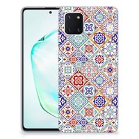 Samsung Galaxy Note 10 Lite TPU Siliconen Hoesje Tiles Color