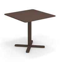 Froschkönig24 Emu Darwin klaptafel vierkant bruin, afmeting: 80x80 cm