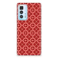 Motorola Edge 20 Pro TPU bumper Batik Rood - thumbnail