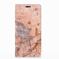 Nokia 7.1 (2018) Standcase Marmer Oranje