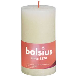 Bolsius Rustiko Shine kaars Cylinder Crème 1 stuk(s)