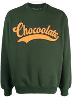 CHOCOOLATE sweat à logo brodé - Vert