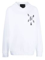 Philipp Plein hoodie en coton à imprimé graphique - Blanc - thumbnail