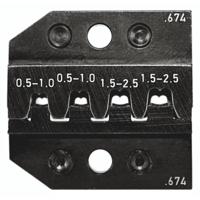 Rennsteig Werkzeuge 624 674 3 0 Krimpinzetstuk Modulaire stekkers 0.5 tot 2.5 mm² Geschikt voor merk Rennsteig Werkzeuge PEW 12 - thumbnail