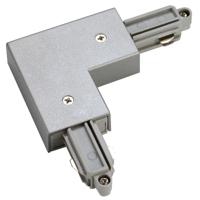 SLV 1-fase L-Connector 2 hoekverbinder aarde binnen grijs 143062