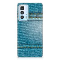 Motorola Edge 20 Pro Silicone Back Cover Jeans - thumbnail