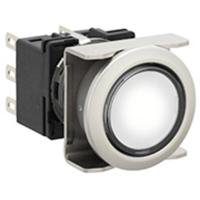 Idec LB6ML-M1T64PW Verlichte druktoets 250 V, 125 V, 30 V 5 A 2x uit/(aan) Moment (Ø) 22 mm IP65 1 stuk(s)