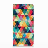 Motorola Moto E5 Play Hoesje met Magneet Geruit