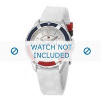 Tommy Hilfiger horlogeband TH-47-3-14-0710 TH679300947 / 1780746 Rubber Wit 17mm - thumbnail