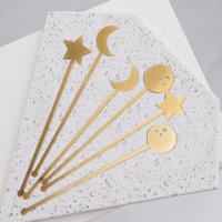 Traktatie prikker of roerstaafje to the moon set (6st)