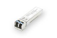 DIGITUS Universele SFP+ Module - 10 Gbit/s - Mini GBIC - voor multimode glasvezelkabel - LC Duplex - 850 nm golflengte - 300 m bereik - Plug & Play